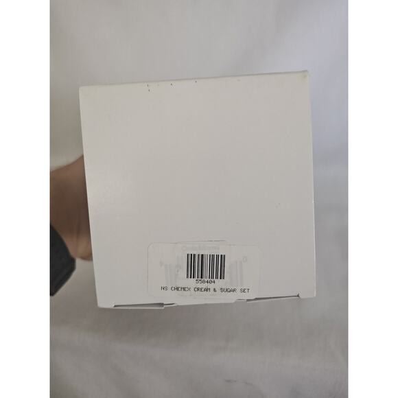 New In Box Chemex Handblown Cream & Sugar Set Never used Coffee accessory - Picture 6 of 9